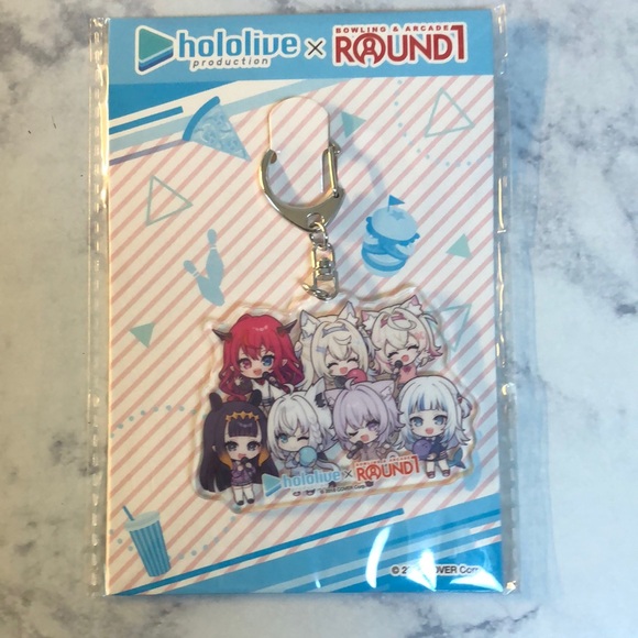 Hololive Production/Round1 Mini Chara Keychain - Picture 1 of 4